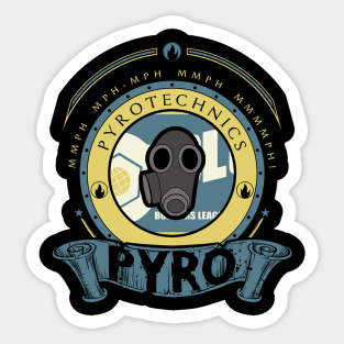 Pyro - Blue Team Sticker